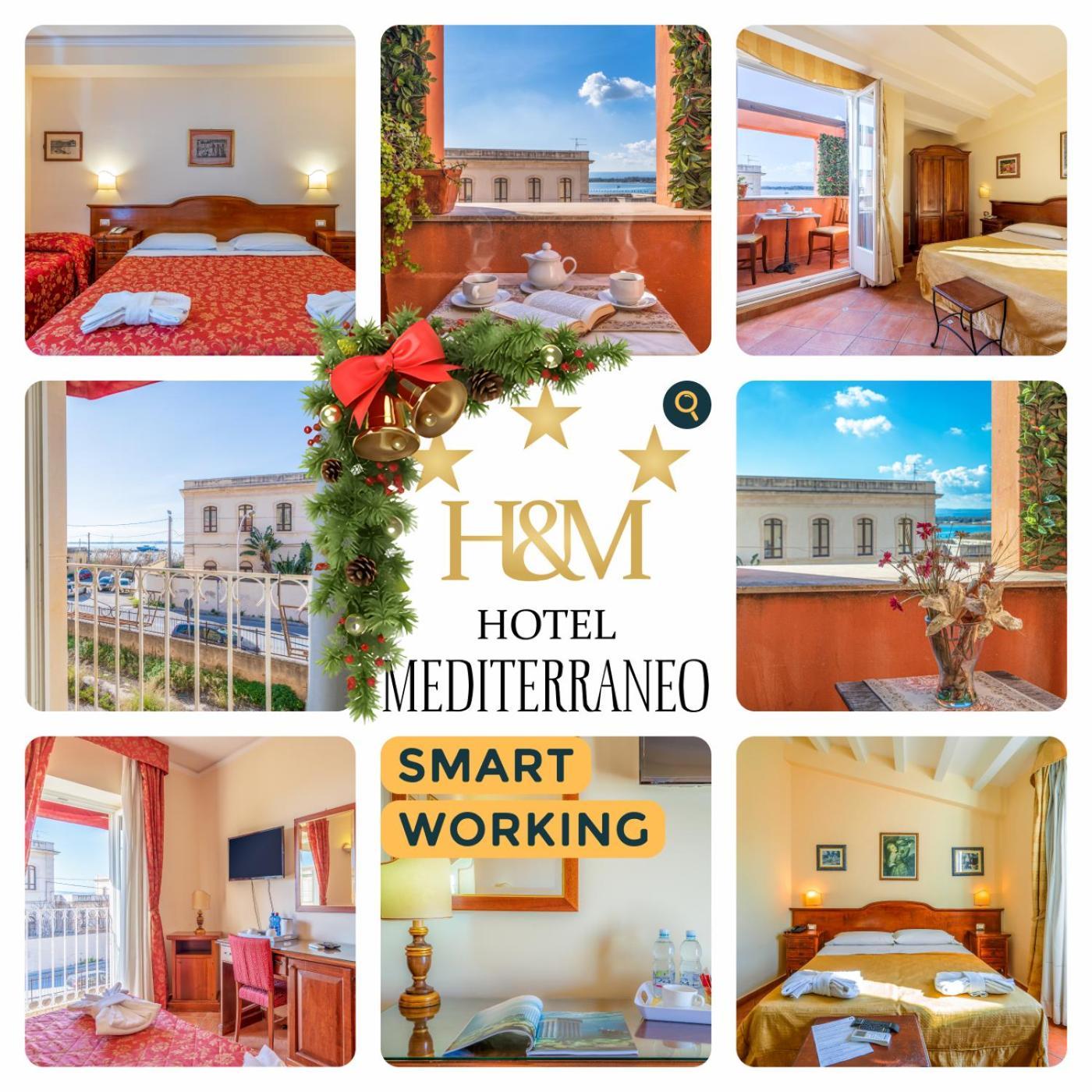 Hotel Mediterraneo Syrakusa Exteriör bild